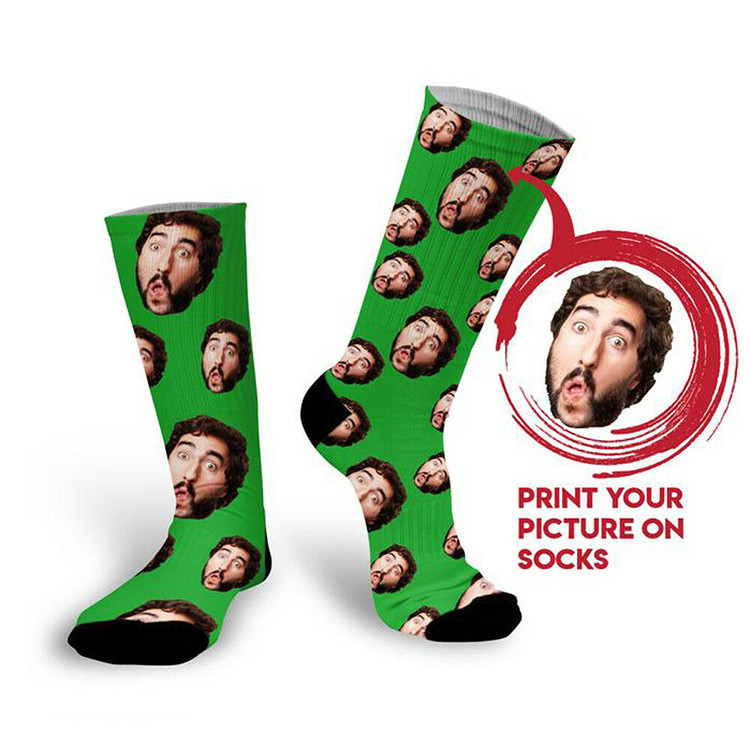 Men Women Stripe Plain Crew Socks Customized Colorful Sweat Absorbent