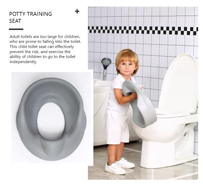 Durable Solid Pattern Portable Baby Toilet Seat For Easy Cleaning