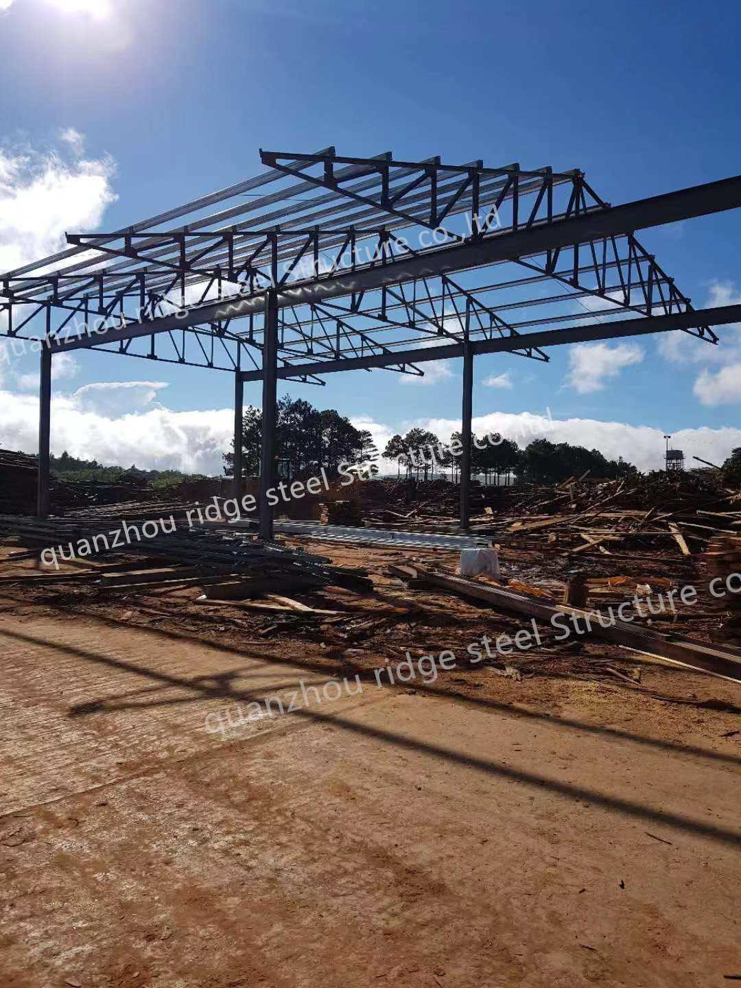Lightweight Steel Structure Construction Workshop Prefabricated Steel Frame Farm Buildings