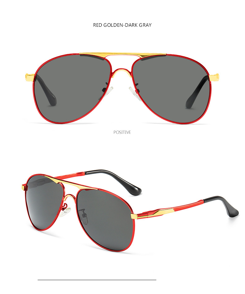 Aluminum Magnesium Mens Luxury Sunglasses Polarized Lens Sunglasses