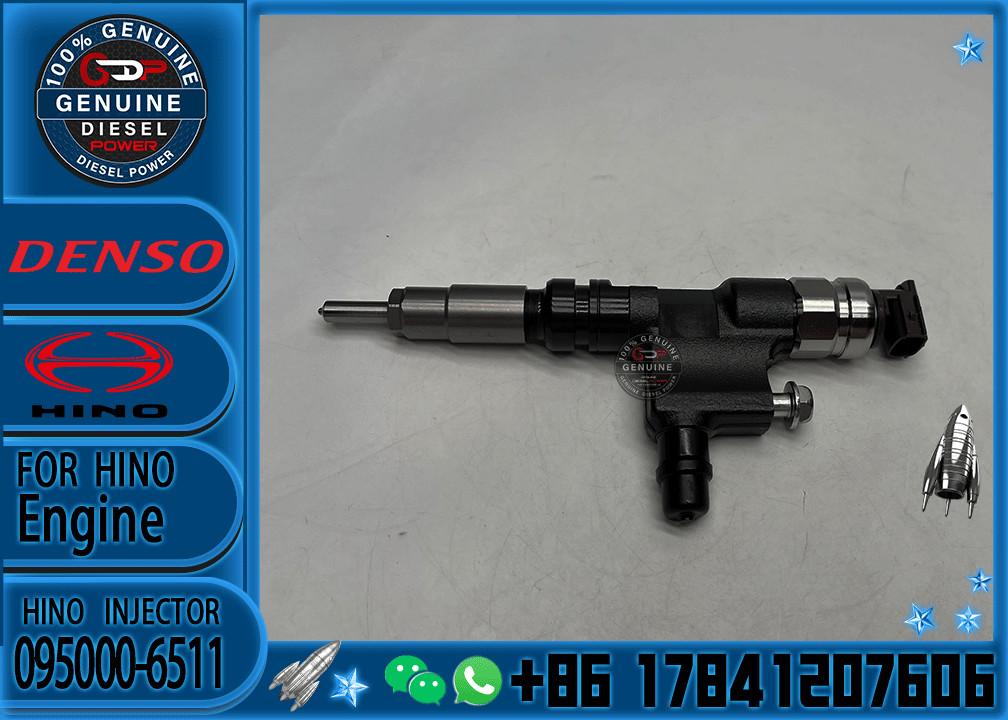 High Quality Diesel Fuel Injector 0950006511 095000-6511 23670-79016 23670-E0081 Injector for HINO N04C