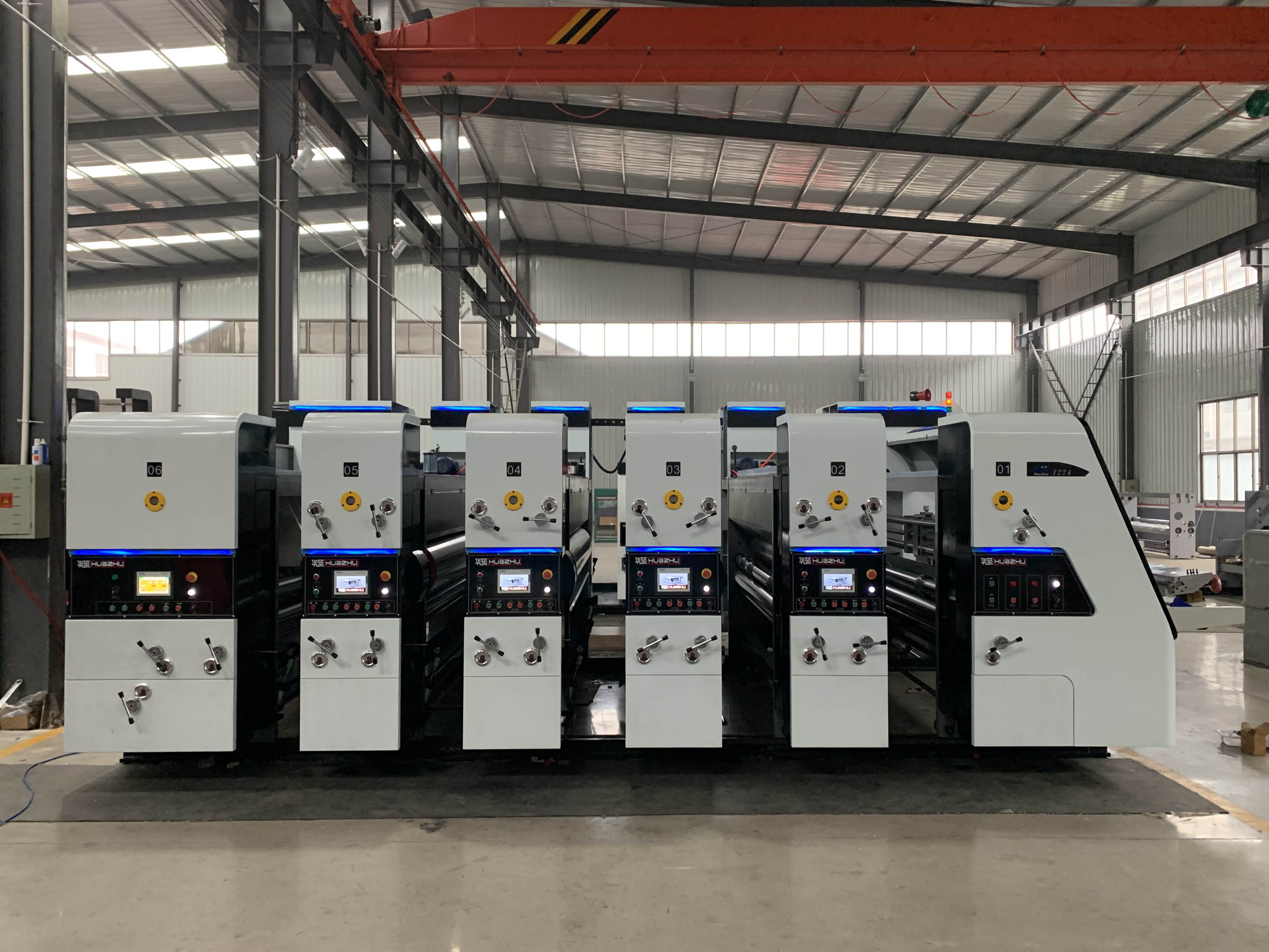 Automatic 4 Color Printer Slotter Die Cutter Corrugated Carton