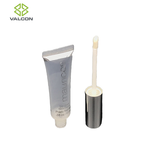 PP Cap Empty Lip Balm Tubes , Transparent Plastic Tube Detachable Nozzle