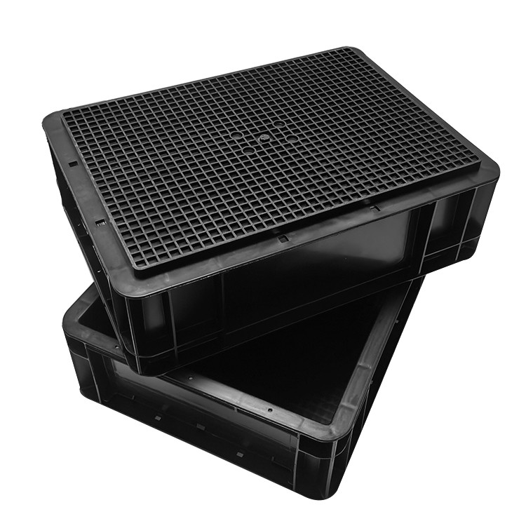 Odorless Antistatic ESD Storage Box With Dividers