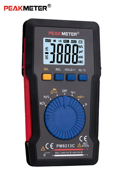 Ultrathin Mini Handheld Digital Multimeter NCV Tester And Auto Range Stable Performance