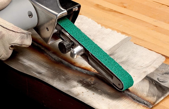 Zirconia Alumina Ceramic Abrasive Polyester Sanding Belts Cool Grinding Technology