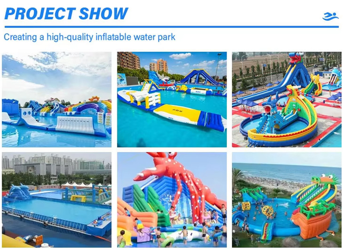 Customizable INFLATABLE WATER PARK for Your Water Park Business