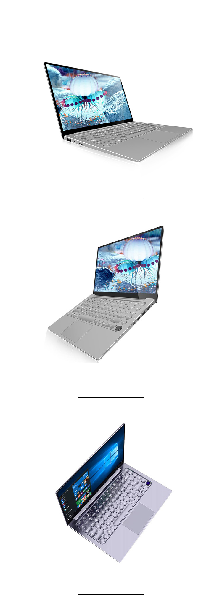Portable Laptops 14 Inch Notebook Slim Ultra-thin Quad Core I7 Laptop in Portugal