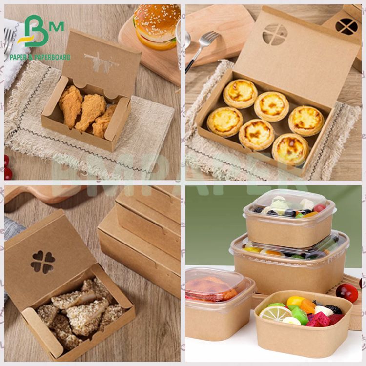 Food Product Packing 300gsm Water Proof  PE Coated Kraft Paper