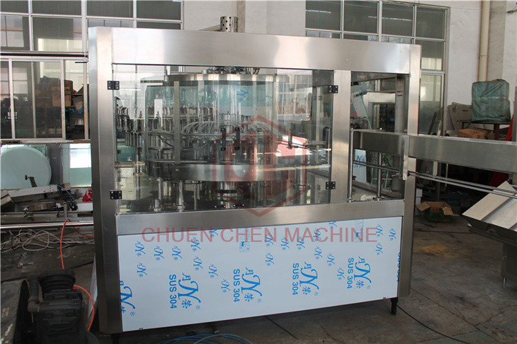 Aqua Water Non Carbonated Drink Hot Juice Filling Machine With High Speed 10000BPH