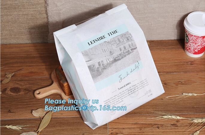 shopper carrier, pac Design Eco-friendly Plastic Bakery Bags Clear Wedding Cake Pastry Cupcake Slice Bread Packaging Bag