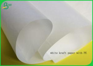Buy cheap Food Grade PE Coated White Kraft Paper For Packing Bread Or Hot Fast Food product