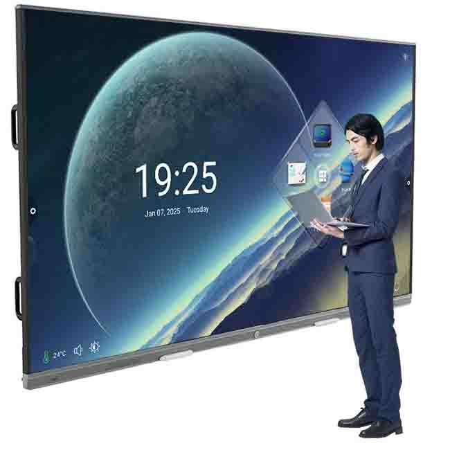 ROHS FCC Smart Board 98 Inch Smart Interactive Flat Panel For Meetings
