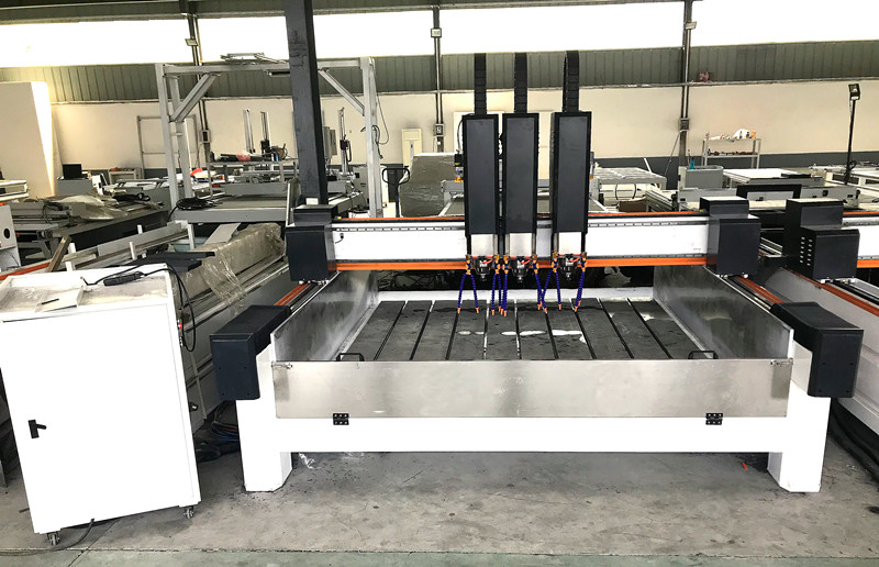 4 Axis Stone Carving Machinery Granite Marble Polished Cutting