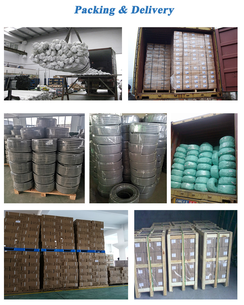 Liquid-tight Flexible Metal Conduit IP68 Waterproof Electrical Jacketed Liquid Tight Metal