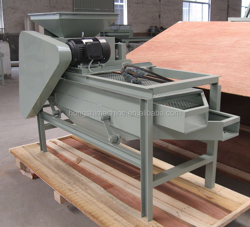 400kg/h Almond hazelnut shelling production line Almond peeling machine Almond cracker separating machine