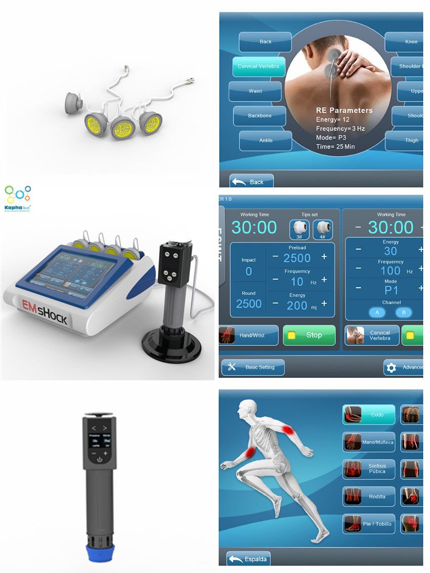 Sport injuiry Hip pain knee pain ESWT Shockwave Therapy Machine Physical ED Shock wave