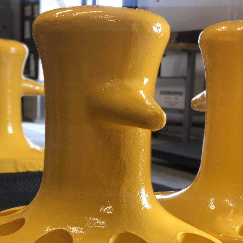 Corrosion Resistant Cast Iron Mooring Bollards Stable Sturdy Vessel Mooring In Harsh Environments