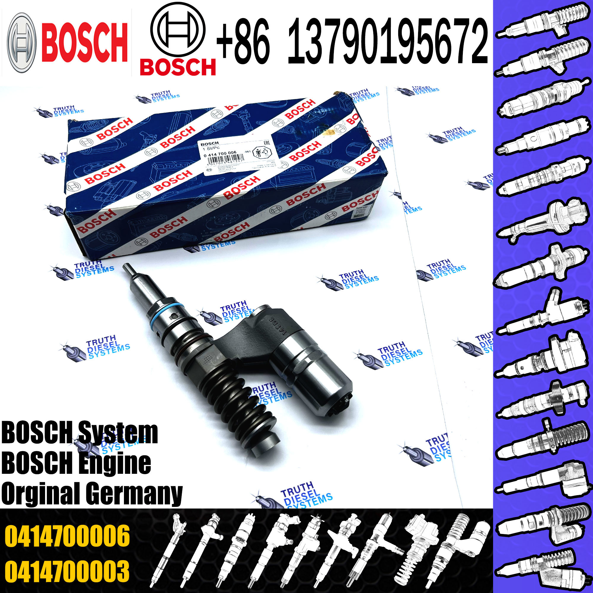 0414701033 Fuel Diesel Injector for NISSAN hot sale good feedback 0414700010 0414700006