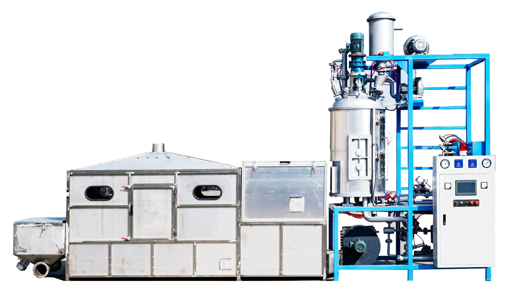 EPS Automatic High Efficiency Batch Pre Expander Foaming Machine With Energy Effcient110/150