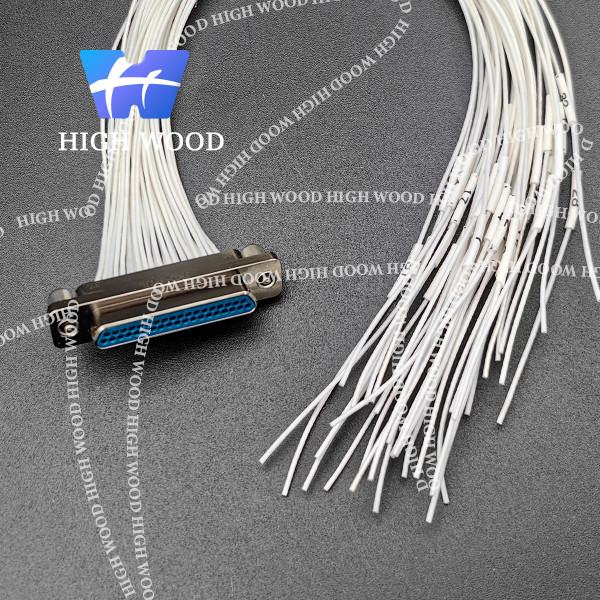 J30J SERIES MICRO-D Connectors,J30J-37TJL L=200 ,J30J SERIES TWISTED PIN MICRO RECTANGULAR ELECTRICAL CONNECTOR