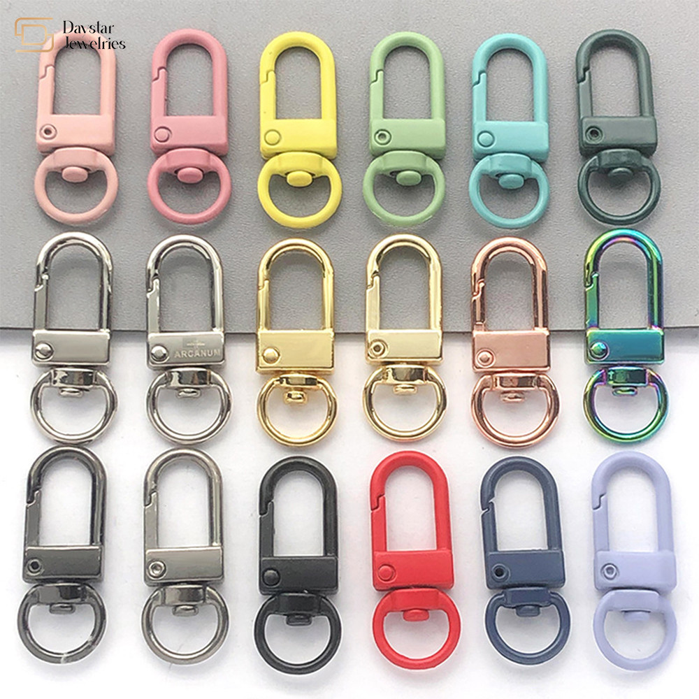 Bag Parts Swivel Snap Hook Zinc Alloy Buckles For Key Rings DIy Jewelry Making
