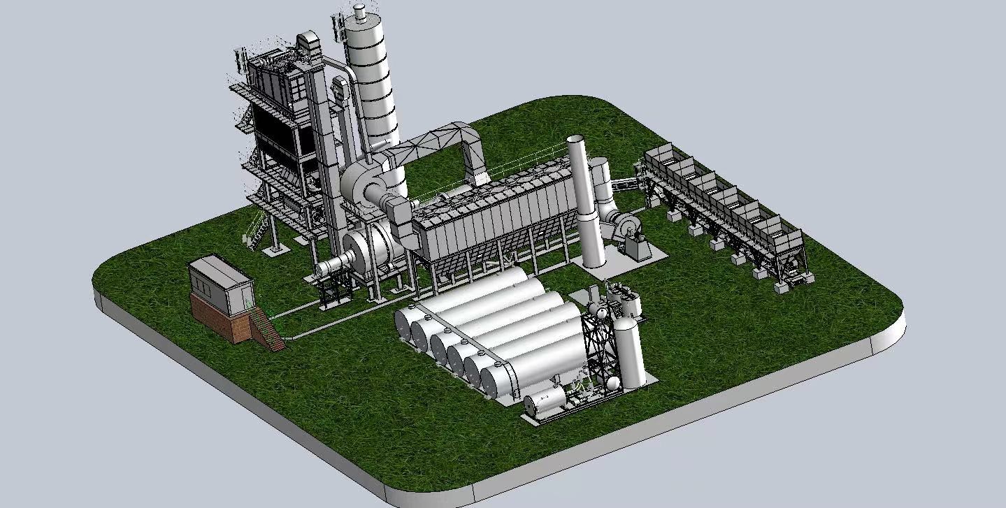 Batching Portable Asphalt Plant Asphalt Premix Plant