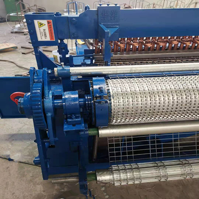 Huayang PLC Control Fence Mesh Welding Machine 7.5kw Motor Cages