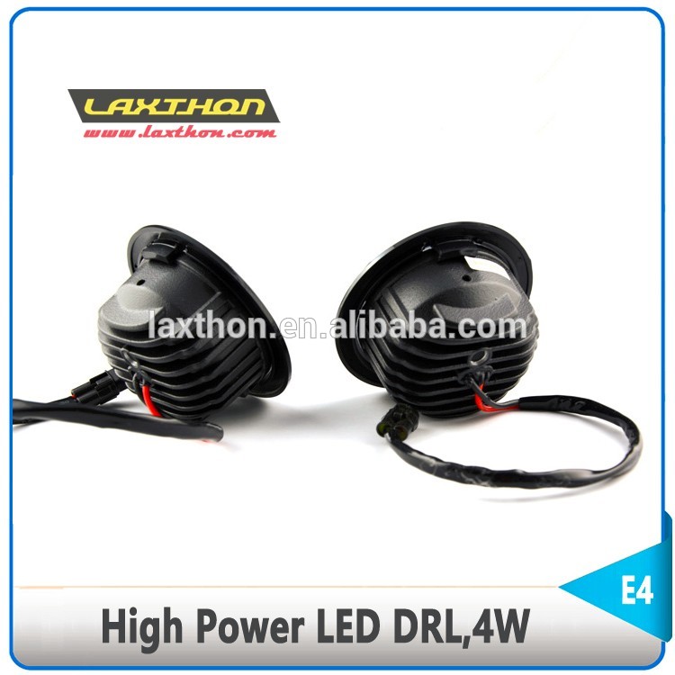 406HP Round Shape LED Daytime Running Light 4W For Car Long Working Life
