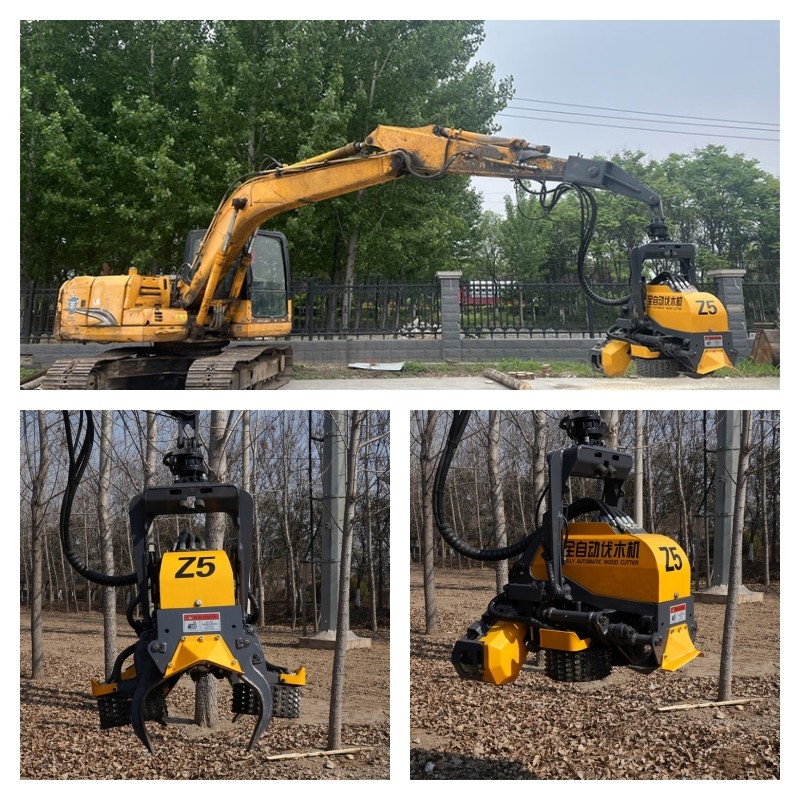 Excavator Fully Automatic Wood Cutter Construction Equipment Accessories