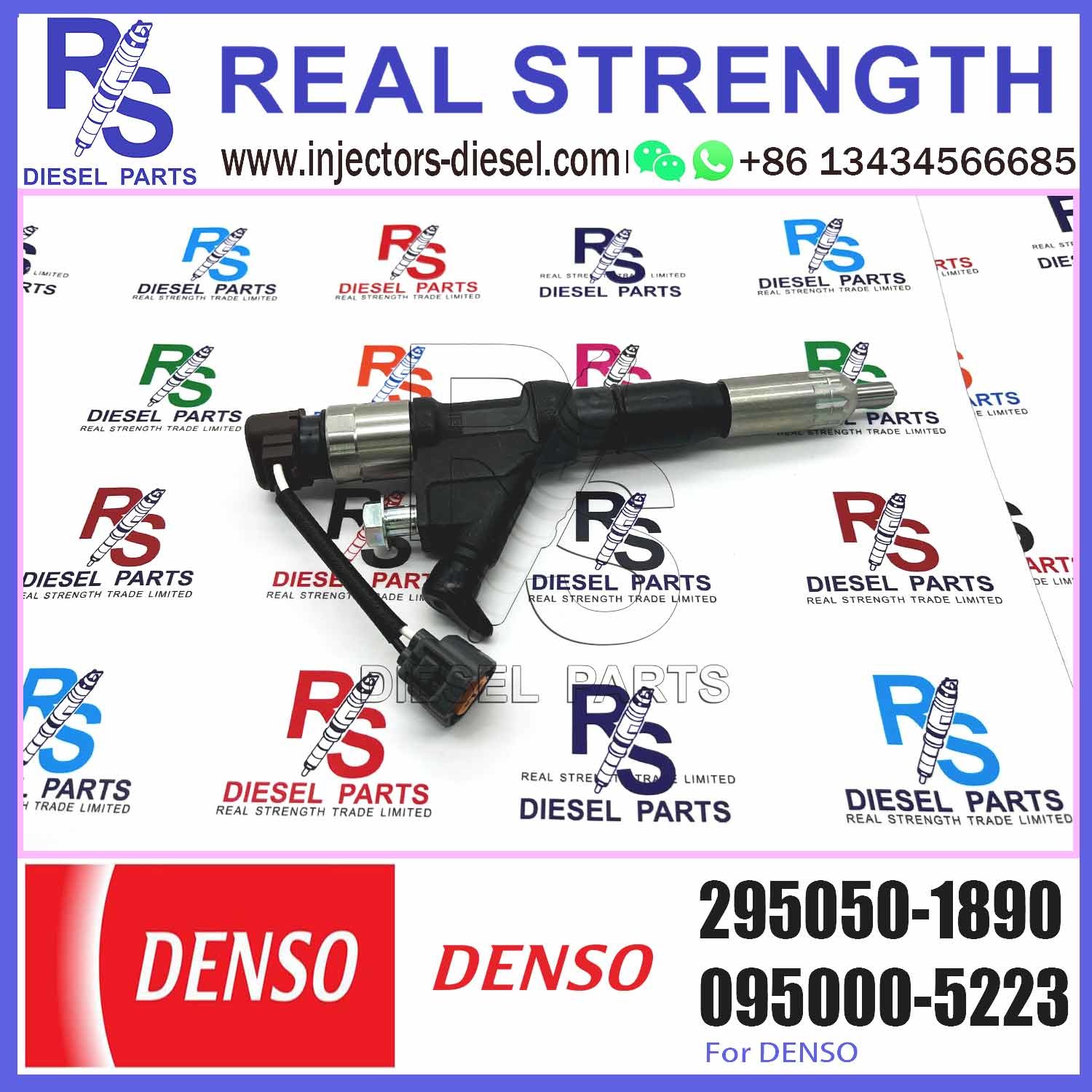 Diesel Engine Parts Fuel Injector 295050-1600 Common Rail Injector 295050-1600 295050-1890