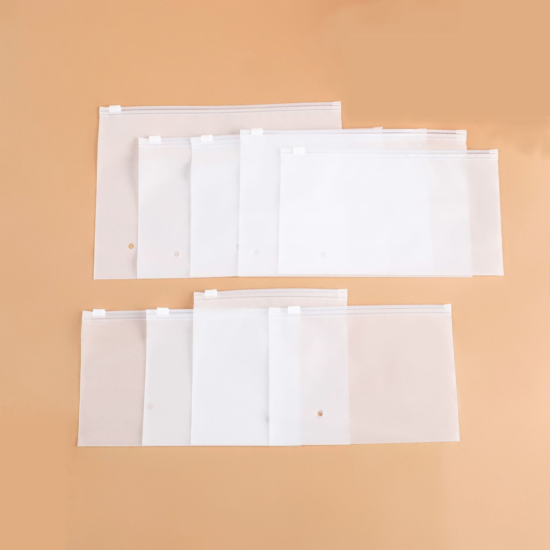 Securely Seals Contents EVA PE PVC Plastic Zipper Bag Gravure Printing