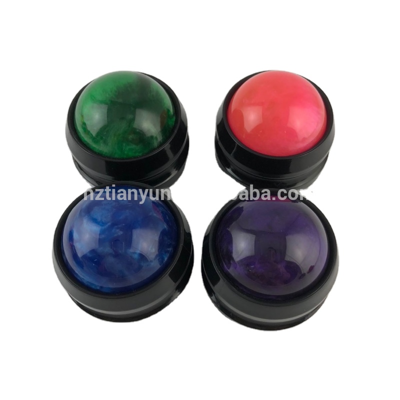 2.56 Inch Hand Held Massage Ball Roller ISO9001 Certificated