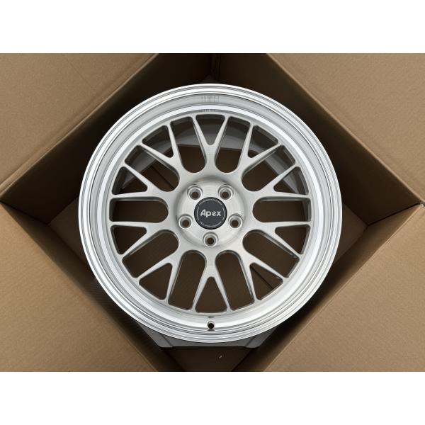 Apex ML-10RT Forged Wheels Machined Lip Brushed Clear