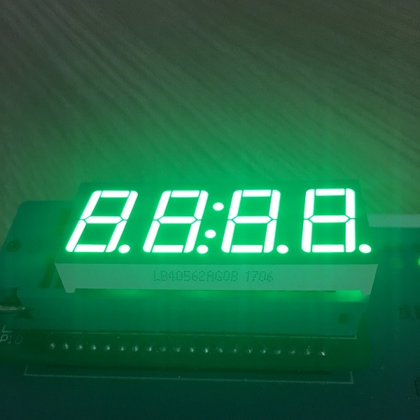 High Brightness 0.56" LED Clock Display Ultra White Color Low Power Consumption