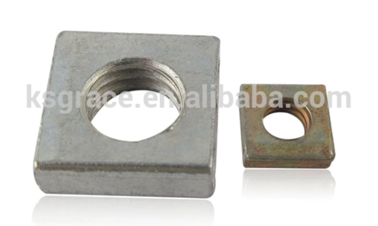 DIN562 Square Thin Nuts DIN 562 A2 Stainless Steel Thin Square Nut