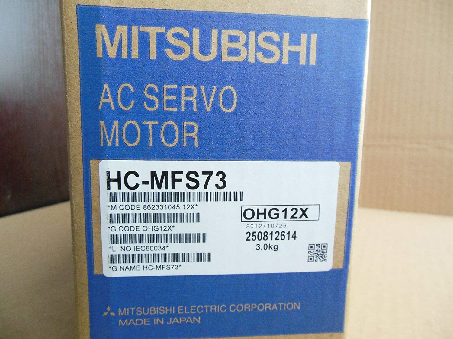 HC-MFS73 Mitsubishi HC-MF/MFS Series Servo Motors New Inbox
