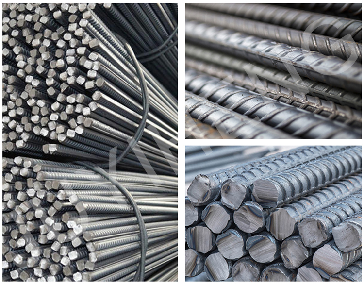 Construction Deformed Steel Rebar HRB400 HRB500 Metal Reinforcement Bar 6mm - 40mm
