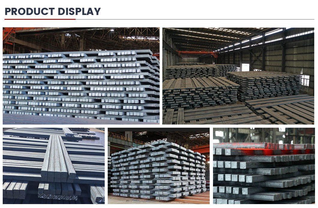 Factory Manufacture A36 200 * 200 JIS Iron Mild Carbon Steel Billets Forged Square Rod Bar Non-Alloy Billet Price with High Quantity