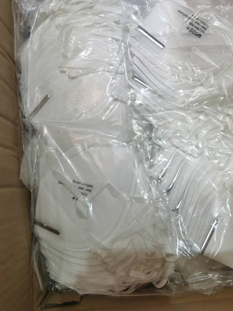 Protective Disposable Respirator Mask , White N95 Particulate Respirator Mask