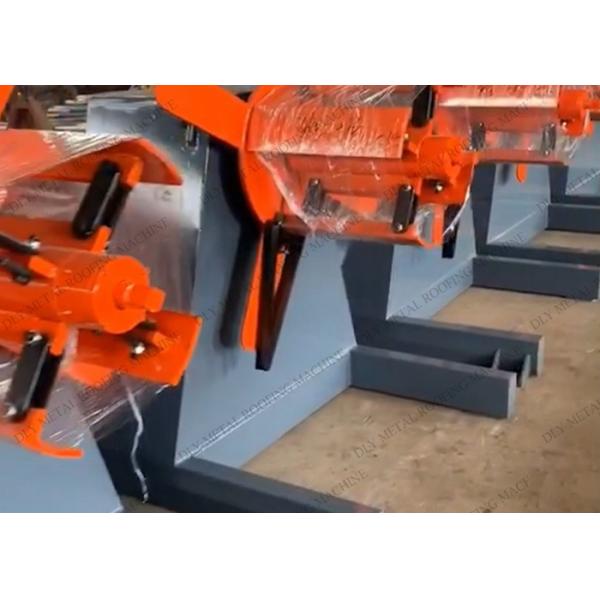 Auto Operation Hydraulic Steel Decoiler 1250mm Steel Coil Uncoiler