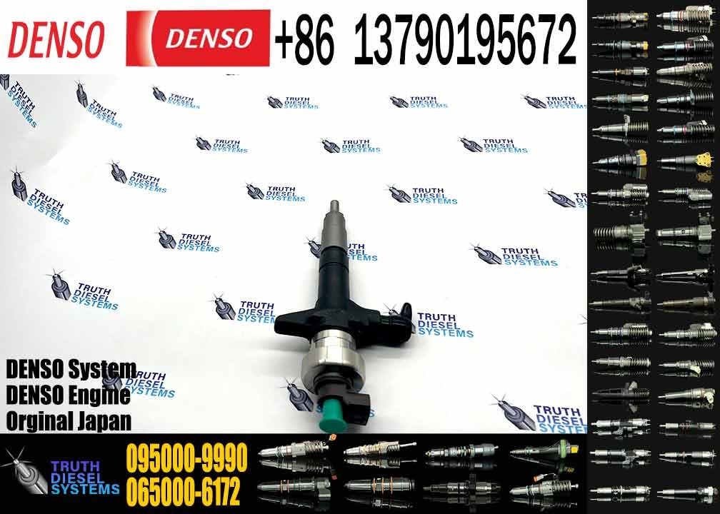 New diesel fuel injector truck engine spare parts 095000-9990 for ISUZU 4JJ1 injector diesel
