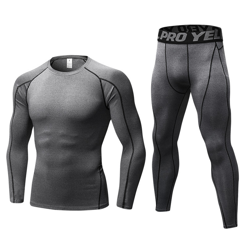 Wholesale Cheap Gym Fitness Winter Men Pants Set Long Johns Underwear