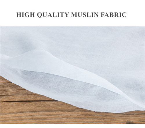 Custom Swaddle Printed Bamboo Muslin Fabric Striped Pattern Plain Style