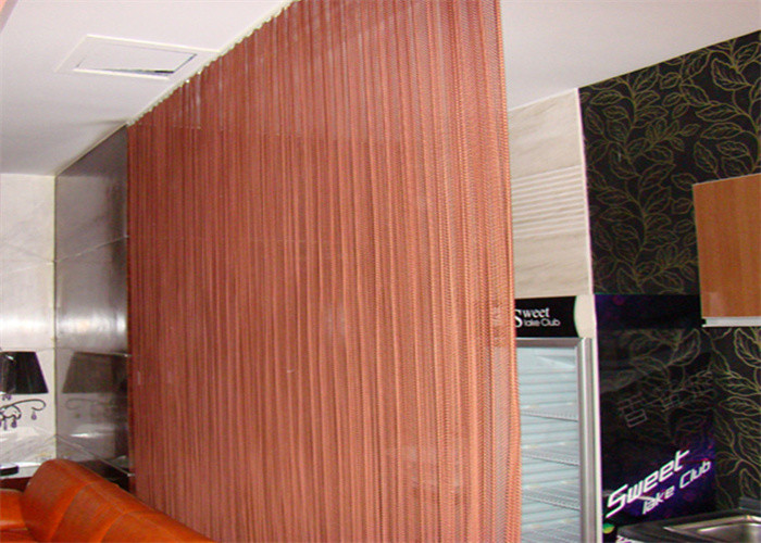 1.2mm 5*5mm Decorative Metal Coil Curtain Product for Home Decor