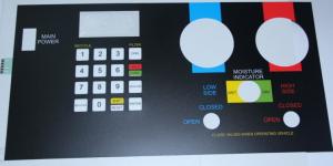 China Custom PC Silicone Rubber Membrane Switch Keypad Touch Panel Sticker on sale