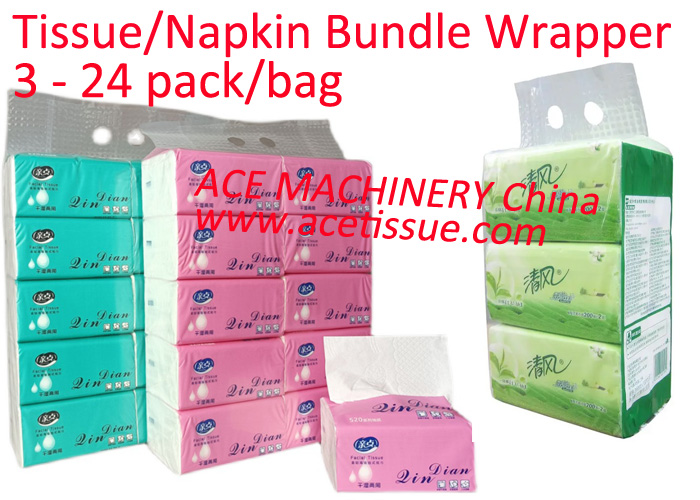 facial tissue packing line