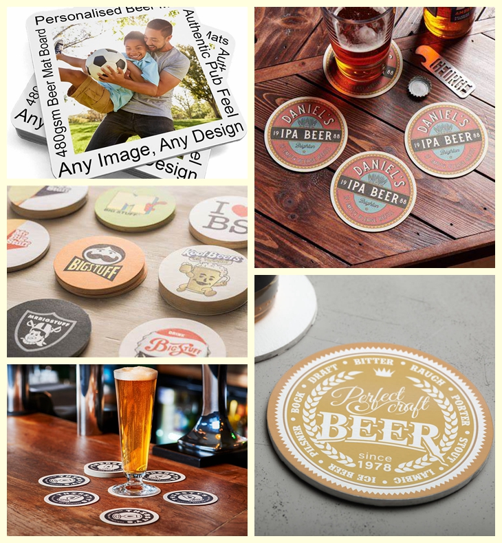 Natural White Uncoated Hight Bulky absorption Beer Mat Board 700um