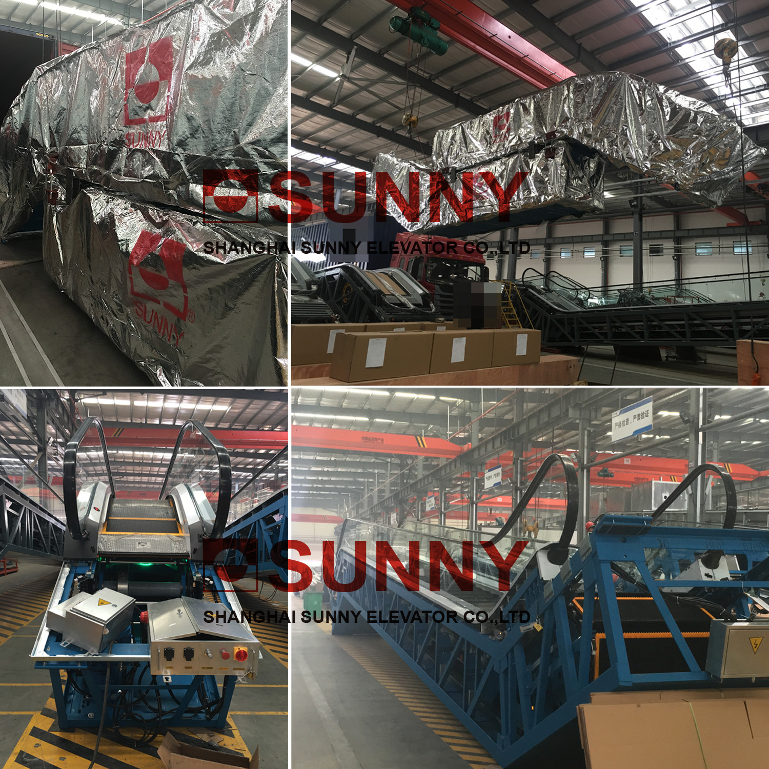 Smooth Operation Shopping Mall Escalator With Safety Protection Device