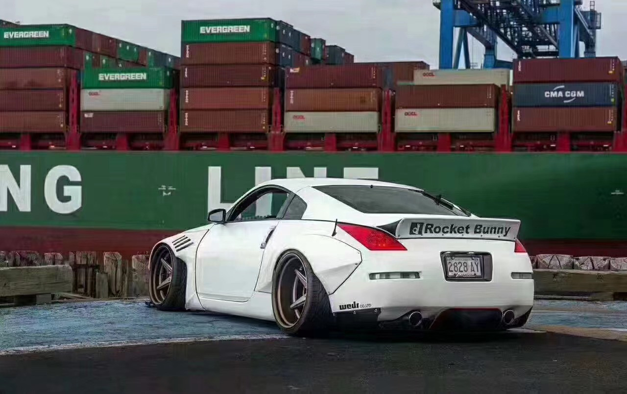 350Z Nissan Body Kit Resin Fibre Bumper Rear Diffuser Auto Front Spoiler Side Skirt